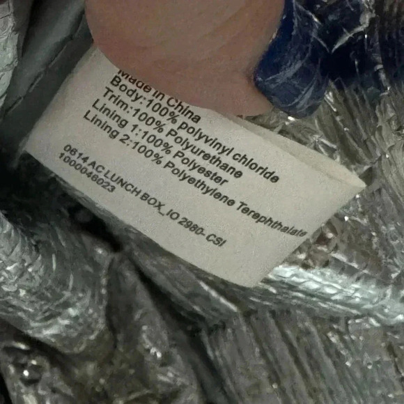 Sakroots Lunch Bag Thermal 9" x 4" x 7" Floral "True Love" Peace Insulated - Picture 10 of 14